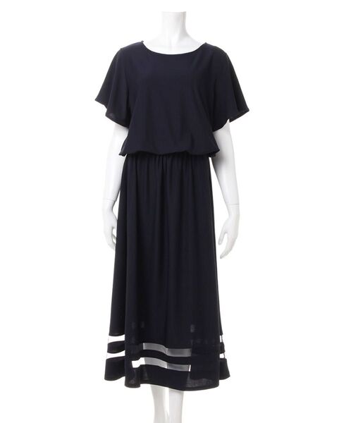 INGNI(イング) 裾シアーマキシワンピース Mサイズ