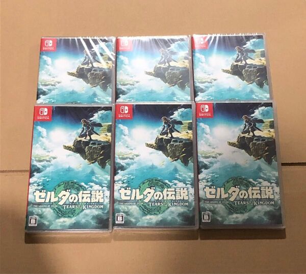 新品未開封シュリンク付き ゼルダの伝説 ティアーズオブザキングダム Nintendo Switch ニンテンドースイッチ 6枚