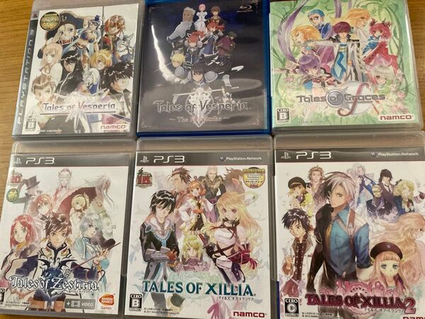 PS3、Blu-ray テイルズオブシリーズ6本セット まとめ売り