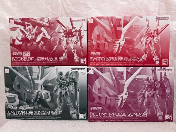プレバン 機動戦士ガンダムSEED RGストライクルージュ& ソードインパルスガンダム &デスティニーインパルス その他1点