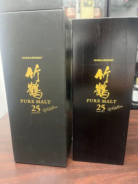 ニッカ竹鶴25年空箱