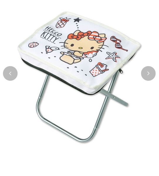 ハローキティ アベイル ポケッタブルチェア 日焼けキティ