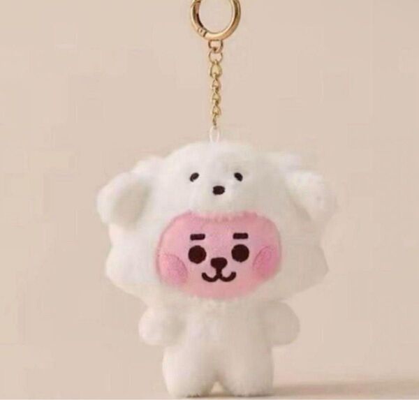 新品 BT21 ベビー ぬいぐるみキーリング FLUFFY BABY グク