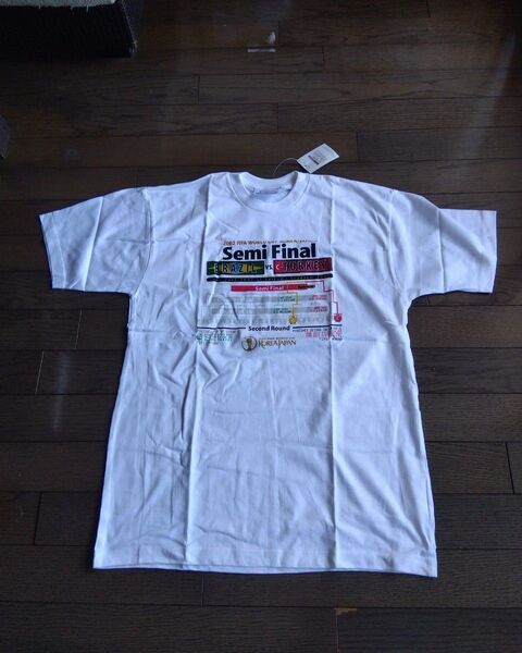 2002 FIFAワールドカップ ブラジルvsトルコ 記念Tシャツ フリーサイズ