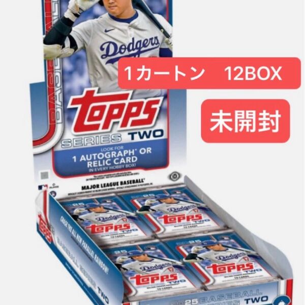 MLB 2025 TOPPS SERIES 2 HOBBY 1カートン(12BOX)未開封 MLB