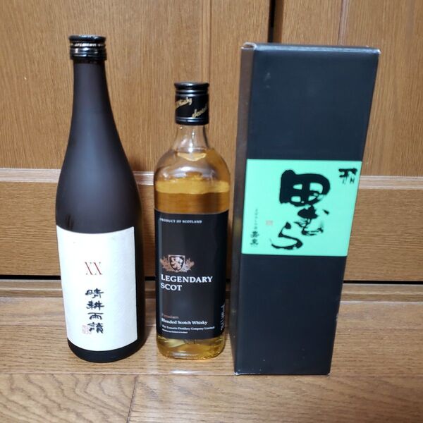 【お酒3本セット】特別限定品田むら 純米吟醸 吟風 720ml 箱付き レジェンダリースコット 700ml 晴耕雨読720ml