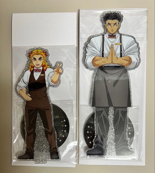 鬼滅の刃 ufotable 〜MOCKTAIL BAR GINZA〜 両面アクリルスタンド2点セット 煉獄杏寿郎、悲鳴嶼行冥