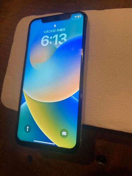 22時まで特価 iPhone10 早い者勝ち ゲリラ値下げ iPhoneX 64G サブ機 SIMロックなし 背面割れ少