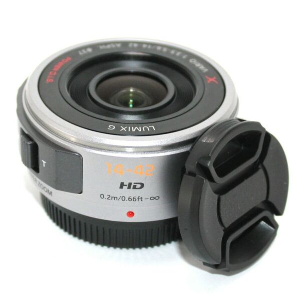 Panasonic LUMIX G X VARIO PZ 14-42mm POWER O.I.S. ズームレンズ☆完動品☆