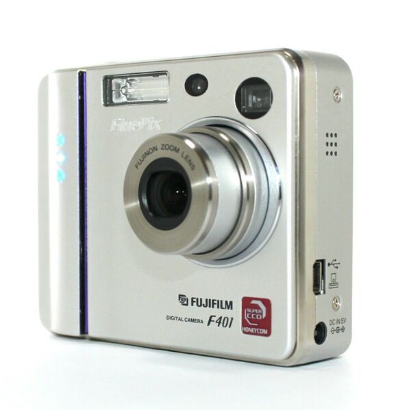 FUJIFILM FinePix F401 コンパクトデジタルカメラシルバー☆完動美品☆動作確認済み&フルセット!