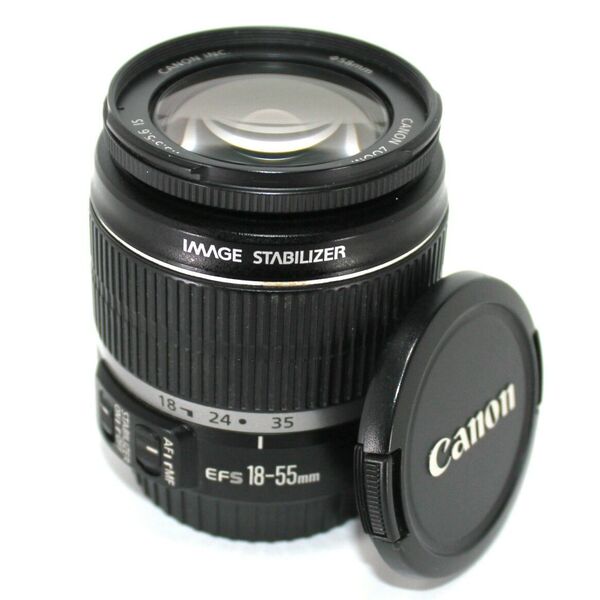 Canon EF-S 18-55mm IS 標準ズームレンズ☆訳あり完動品☆動作確認済み!