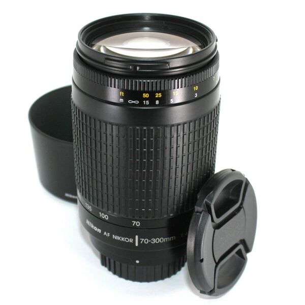 Nikon AF NIKKOR 70-300mm F4-5.6G 超望遠ズームレンズ☆訳あり完動品☆動作確認済み!