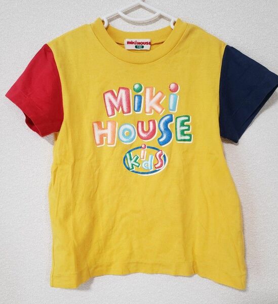 MIKI HOUSE☆ロゴ半袖Tシャツ 100 サイズ ベビー 男の子 女の子