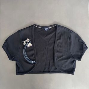 BURBERRY London バーバリー ボレロ カーディガン コサージュ付き