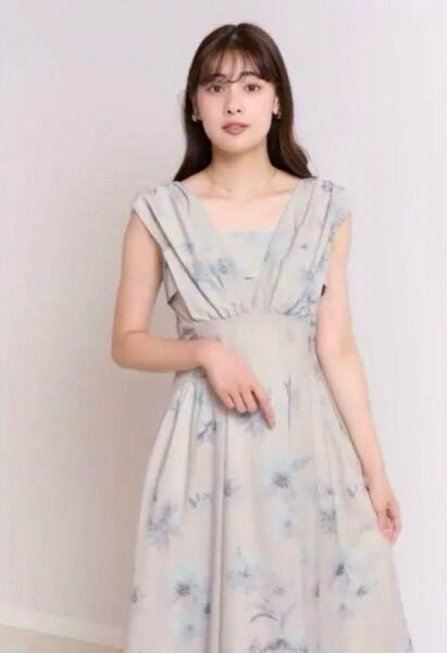 herlipto Amboise Gathered Flare Dress