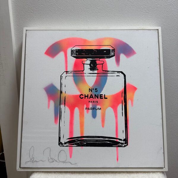 シャネルシェーンボーデンShane Bowden サインありEDITION CHANEL 51×51×4 アンディ・ウォーホル