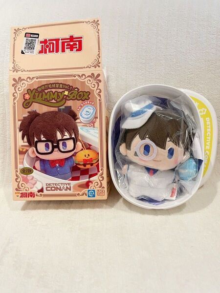 名探偵コナン 海外限定 ぬいぐるみ 弁当箱付き 工藤新一 怪盗キッド yummy box 2個セット