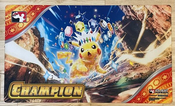 海外大会限定 ピカチュウ プレイマット ポケモンカード 公式品