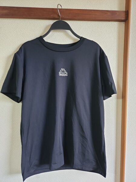 Kappa Tシャツ 黒 メンズ 半袖 ロゴ ワンポイント シンプル 古着
