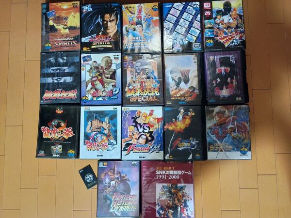NEOGEO ネオジオ ROM カセット 16本セット オールアバウト