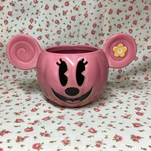 【未使用】ディズニー ミニー ピンク 小物入れ ディズニーランド ミニーマウス ディズニーリゾート 陶器 食器 Disney ①
