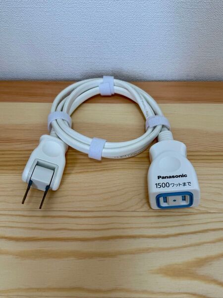 Panasonic パナソニック延長コードX(1m)1個口(ホワイト)WHA4911W 日本製 MADE IN JAPAN