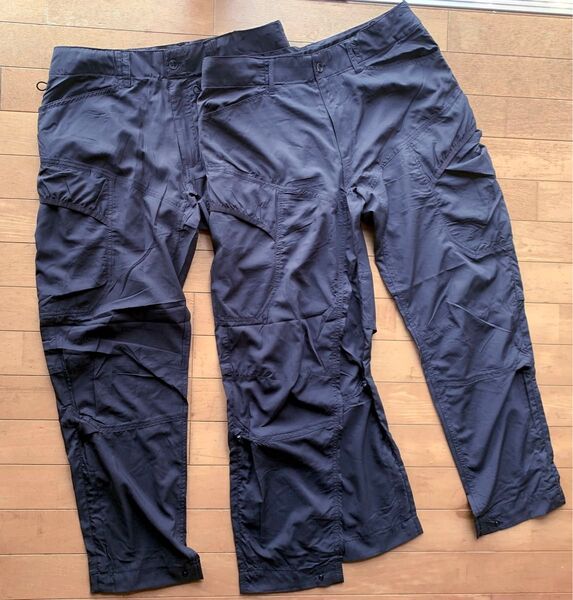 ワークマン workman ツーキッドカーゴパンツ チャコール M 2枚 カーゴパンツ(オンラインストア購入価格5000円)