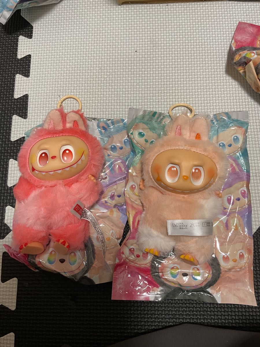 新品】LABUBU ラブブ ぬいぐるみ ふわふわ ピンク Angel - メルカリ