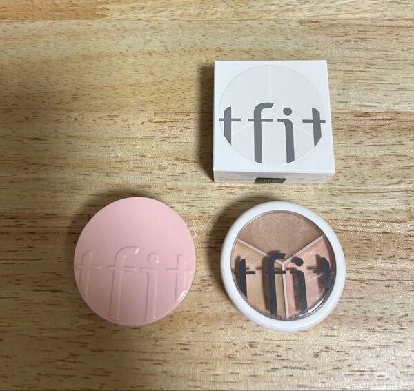t fit SET カバーアッププロコンシーラー02 ナチュラルベージュ ディープベージュ ピーチベージュ&ミニパウダー