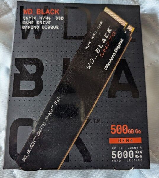 WD_Black SN770 500GB 【NVMe SSD M.2】
