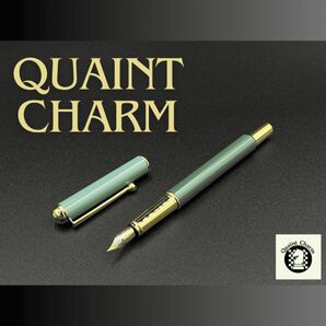 万年筆 グリーン 学生 ギフト 0.5mm