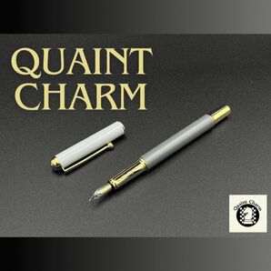 万年筆 グレー 学生 ギフト 0.5mm