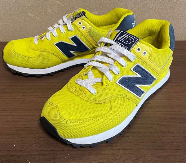 ニューバランス NEW BALANCE WL574POI イエロー 24.5cm