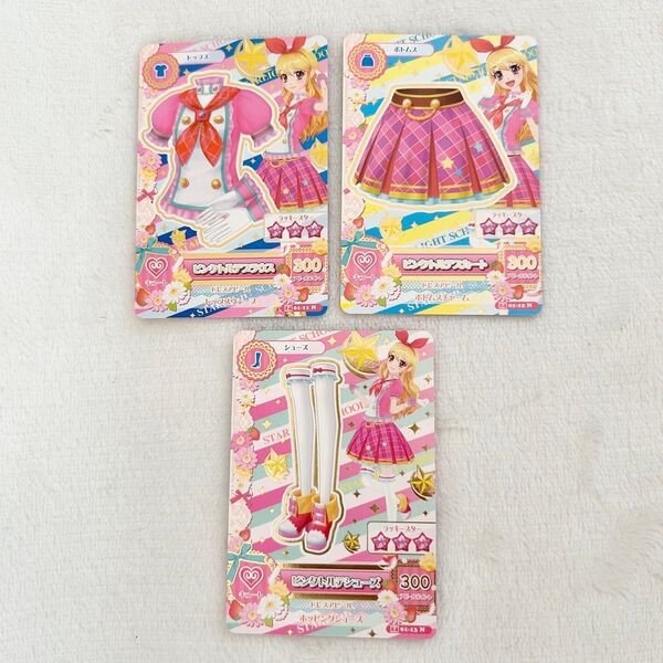 アイカツカード ピンクトルテコーデ 星宮いちご