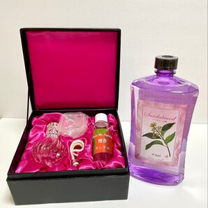 Noel アロマ ランプ・オイル(サンタル)セット+未開封 シャルティエ アロマオイル(白檀・サンタル)1000ml