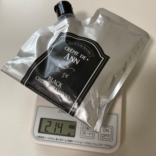 87クレムドアン ブラッククリームシャンプー 残り214g