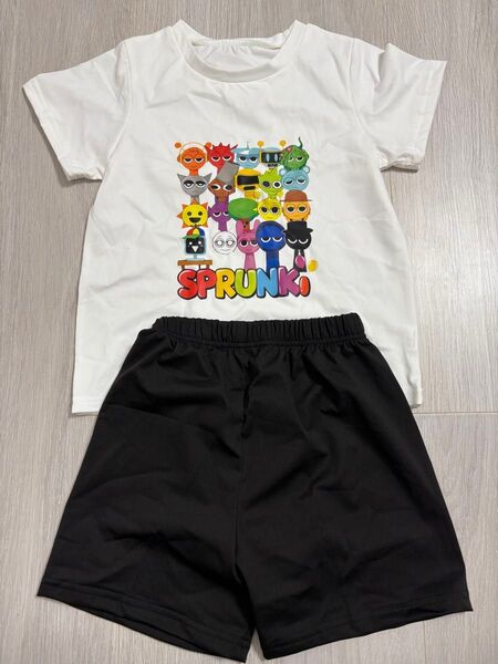 スプランキー SPRUNKI Tシャツ 短パン 上下セット 子供服 キッズ 半袖 キッズ