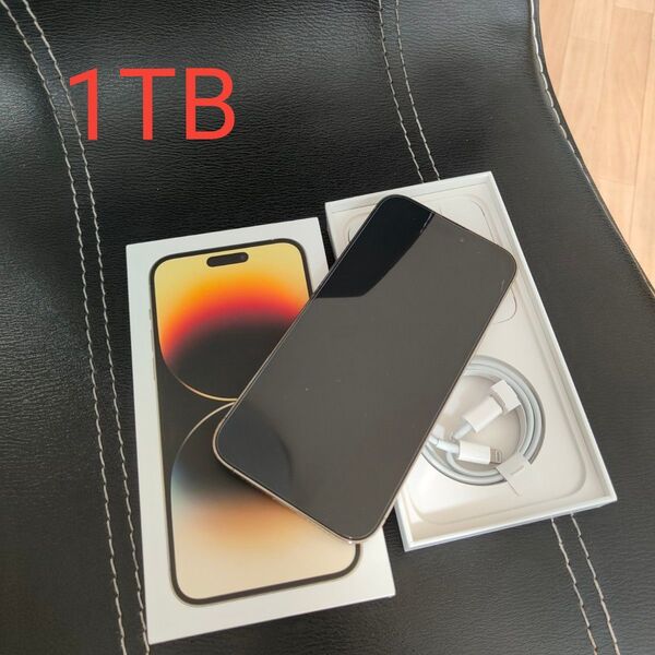 Apple iPhone14 Pro Max 1TB ゴールド SIMフリー修理歴なし