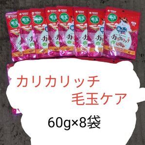 猫用 銀のスプーン カリカリッチ 毛玉ケア おやつ 60g×8袋