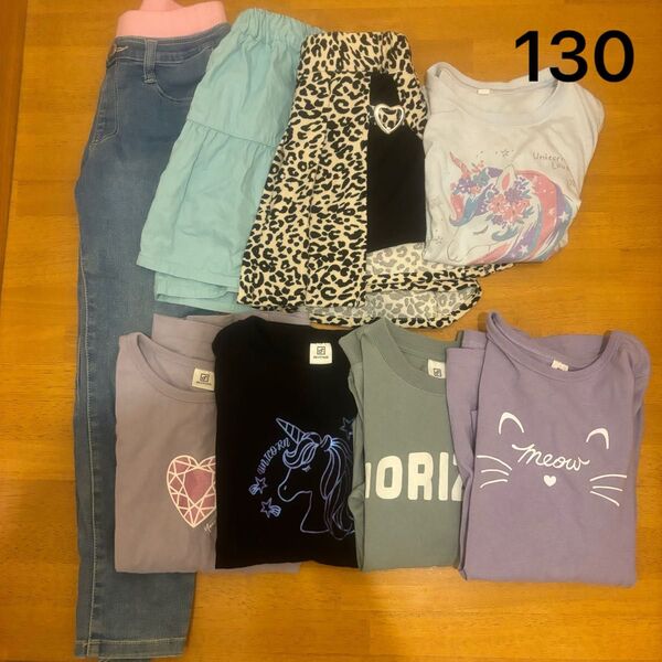 子供服 / 春夏物まとめ売り8点 / 130