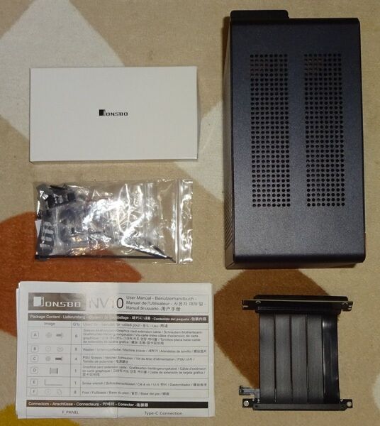 JONSBO NV10 日本未発売 4.5L最小mini ITXケース 美品
