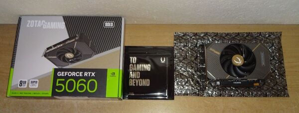 ZOTAC GAMING GeForce RTX 5060 SOLO ZT-B50600G-10L 新品同様 納品書付き