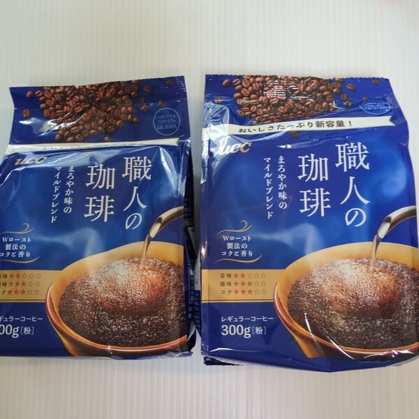 UCC 職人の珈琲 まろやか味のマイルドブレンド 300g×2袋