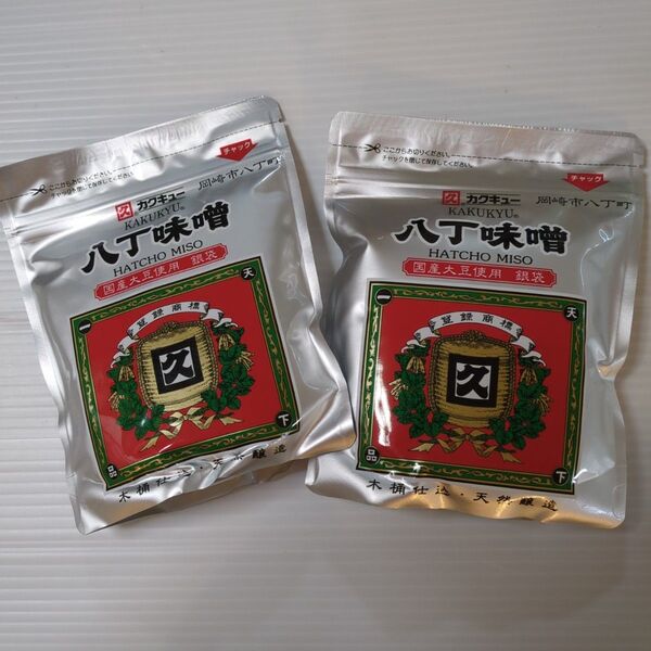 カクキュー 国産大豆 八丁味噌 銀袋 300g