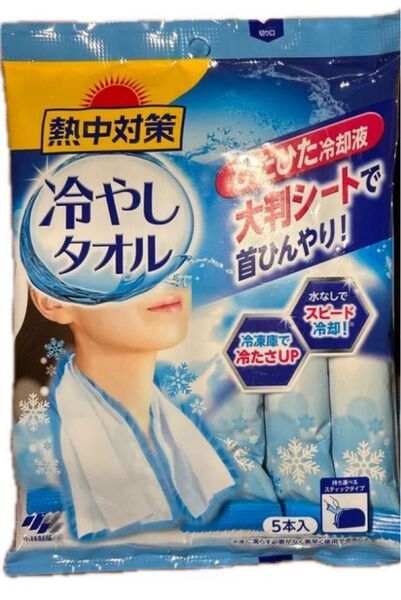 小林製薬熱中対策冷やしタオル5枚入