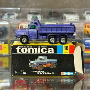 トミカ 黒箱 日本製 ニッサン ディーゼル ダンプトラック 絶版