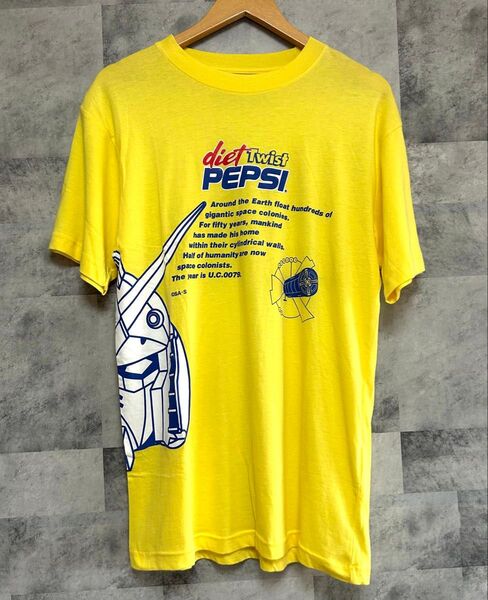 希少 レア ダイエットペプシツイスト ガンダム 非売品 男女兼用 Tシャツ イエロー オススメ品
