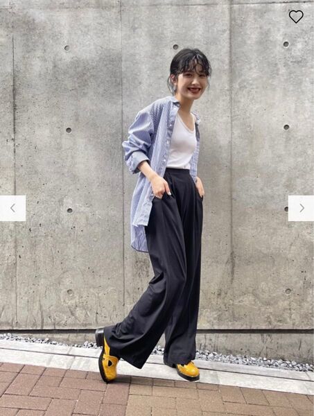 UNIQLO ユニクロ mamekurogouchi マメクロゴウチ エアリズムコットンタックパンツ ブラック M
