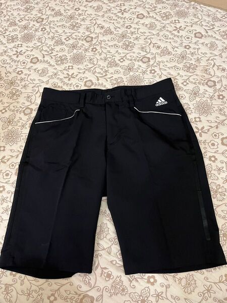 アディダスadidas ゴルフ 夏用ハーフパンツ メンズ 黒 L