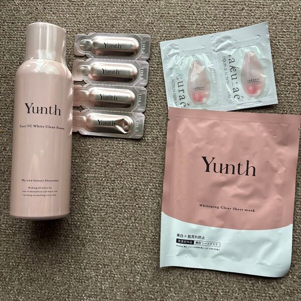 Yunth ユンス ホワイト クリアフォーム PVC 120g 洗顔料・美容液・シートマスク